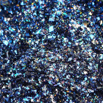 SemiFlash prášok na nechty Holo blue 691