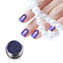 Prášok na nechty - efekt pávieho oka 05