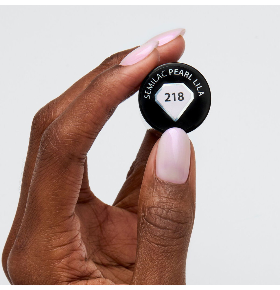 Semilac - gél lak Bussiness line 218 Pearl Lila 7ml