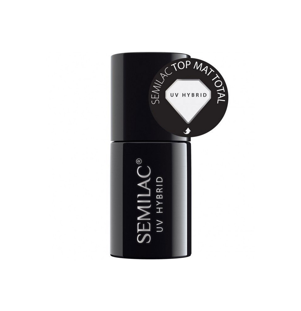 Semilac - Total mat top coat - výpotkový