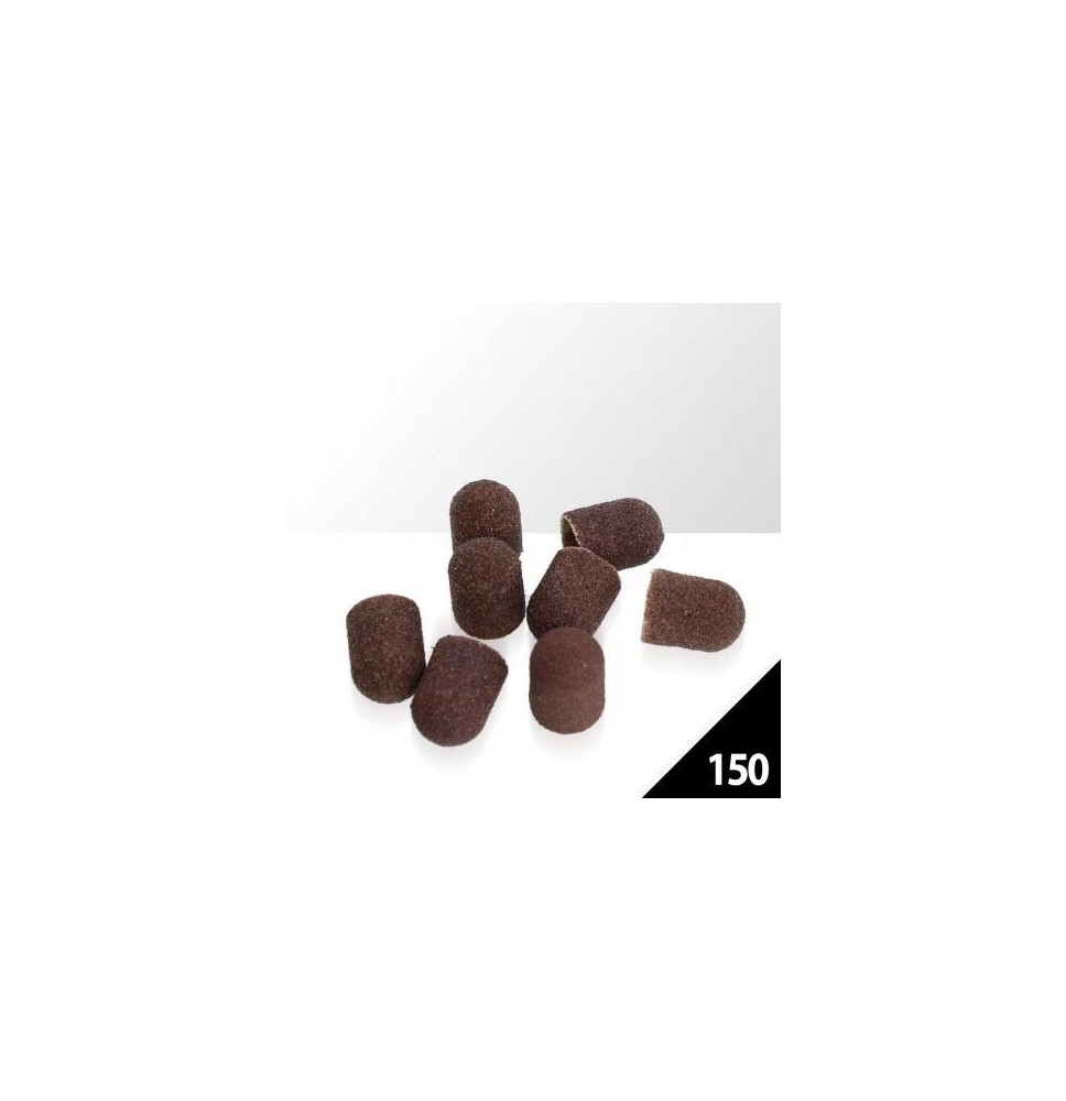 Brúsne klobúčiky na pedikúru 10ks zrnitosť 150 -priemer 13mm