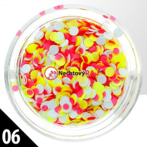 Ozdobné kolieska 6 mix