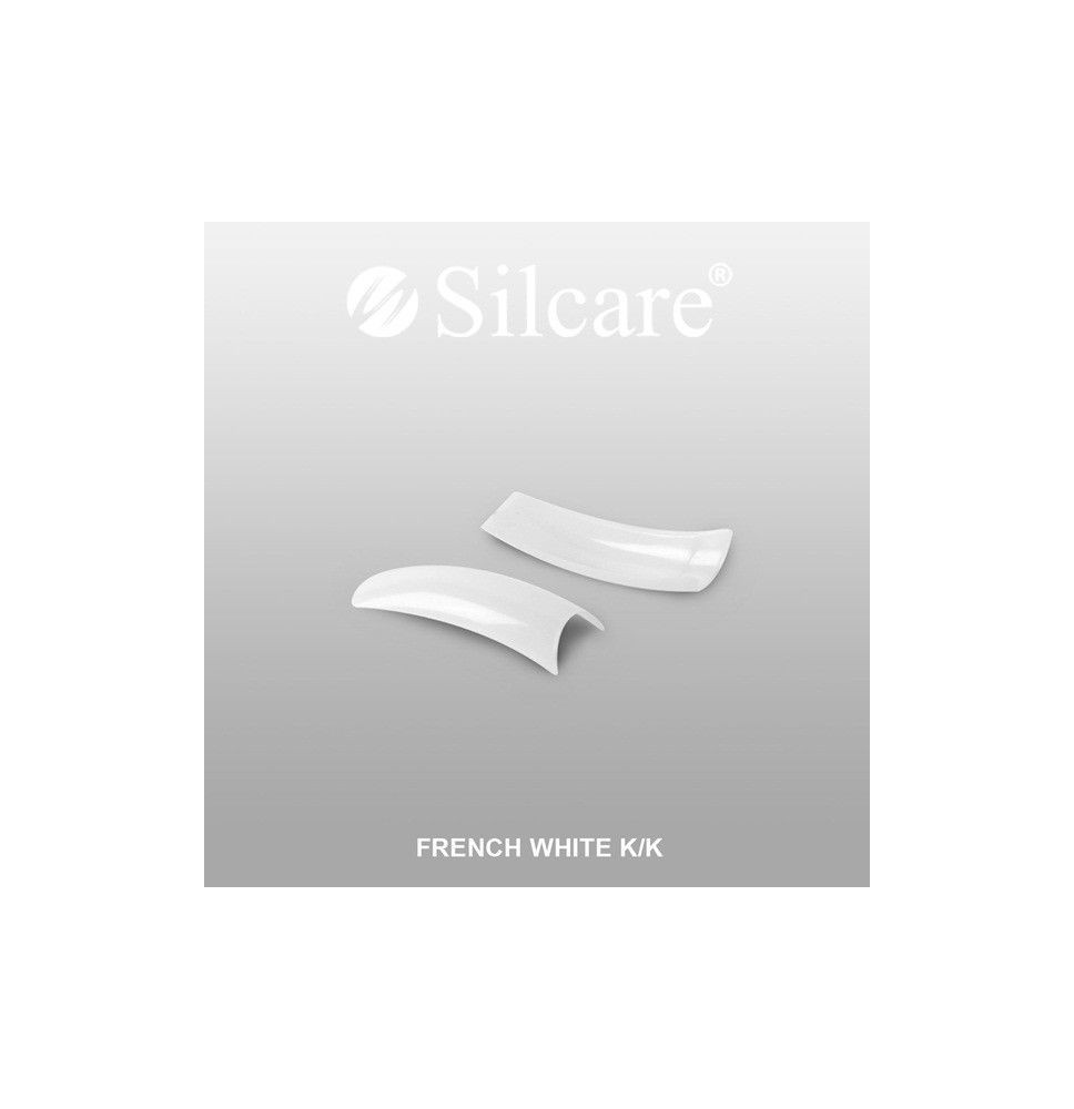 Biele tipy  č.7  50 ks - krátka  zarážka