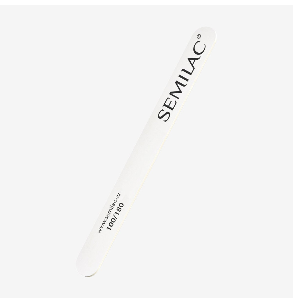 Pilnik Semilac biely rovný 100/180