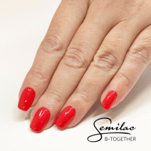 Semilac - gél lak 062 Poppy Red 7ml
