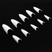 Naturálne tipy 120 ks - stileto bez zarážky