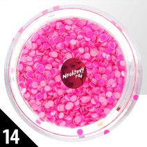 Ozdobné kolieska na nechty 1mm 14