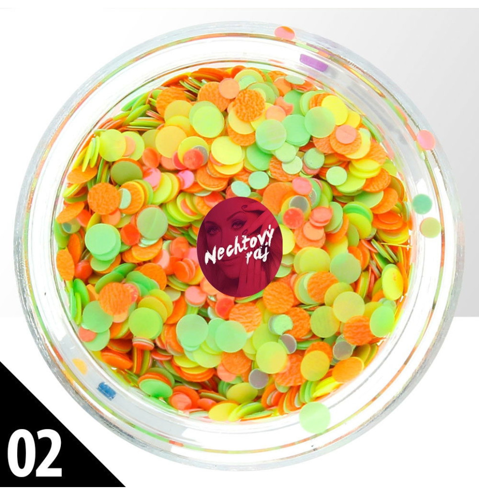 Ozdobné kolieska  na nechty 2 mix