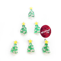 3D stromčeky 6 ks žltá hviezda