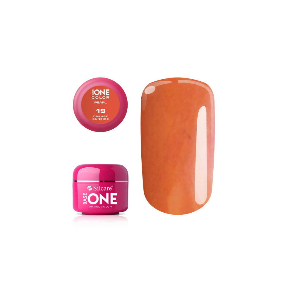 Perleťový uv gél 19 Orange Sunrise 5g