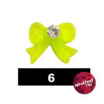 Kamienkové mašličky limetkové - 5 ks