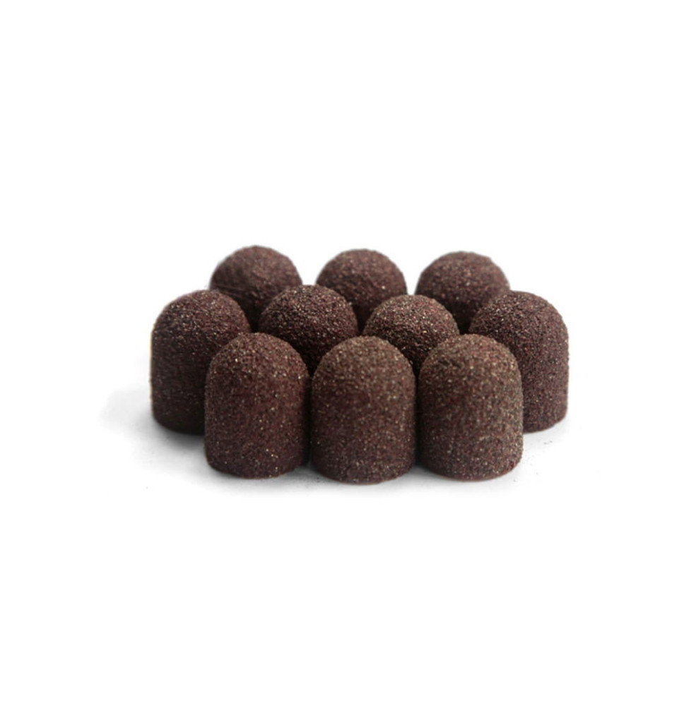 Brúsne klobúčiky na pedikúru 10ks 13mm zrnitosť 60