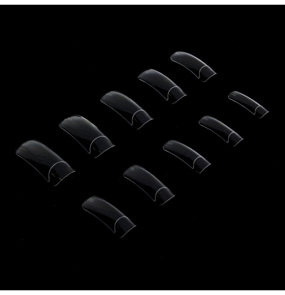 Priesvitné tipy 300 ks - dlhá zarážka