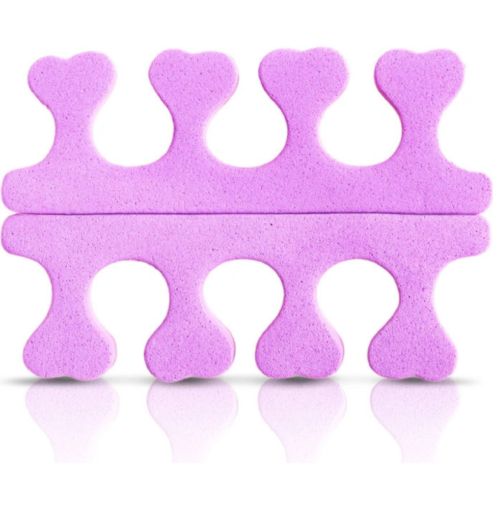 Donegal separátor prstov na pedikúru fialový 2ks