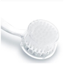 Kefka okrúhla s rúčkou na oprašovanie priesvitná