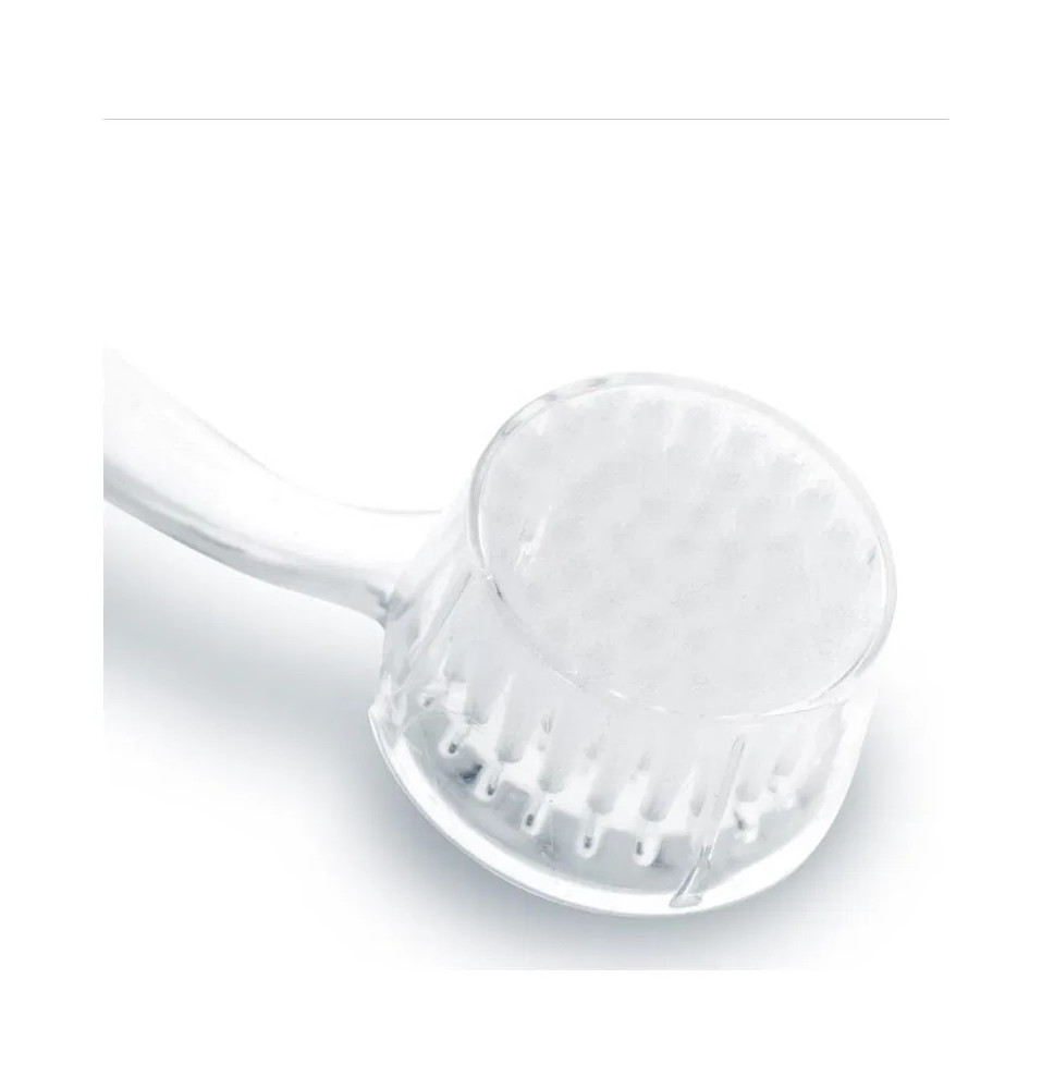 Kefka okrúhla s rúčkou na oprašovanie priesvitná