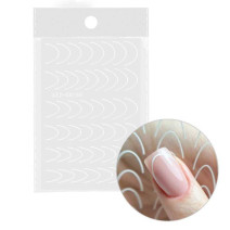 Samolepiace nálepky na francúzsku manikúru  STZ-CS169 white