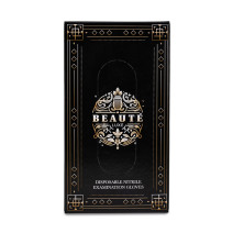 Jednorazové nitrilové rukavice Beaute Luxe v ružovej farbe, veľkosť M 50ks