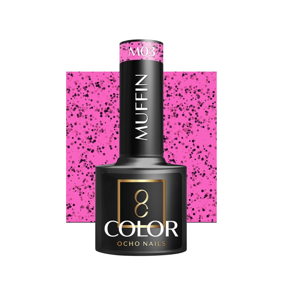 OCHO NAILS Hybridný lak na nechty muffin M03 -5 g