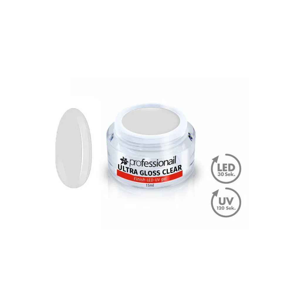 UV GÉL JEDNOFÁZOVÝ ULTRA FINISH GÉL PROFESSIONAIL 15ml
