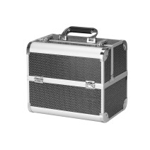 Elegantný čierny kozmetický kufrík 44 so zámkom