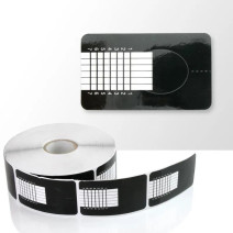 Šablóny na nechty čierne 100 ks