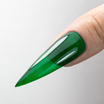 Molly Nails farebný vrchný lak Crystal Glass zelený 10g