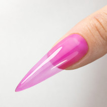 Molly Nails farebný vrchný lak Crystal Glass fialový