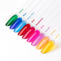 Molly Nails farebný vrchný lak Crystal Glass fialový