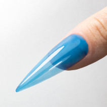 Molly Nails farebný vrchný lak Crystal Baby Blue 10g