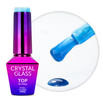 Molly Nails farebný vrchný lak Crystal Baby Blue 10g