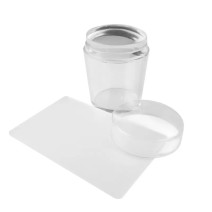 Silikonová pečiatka a stierka číra na francúzku manikúru 02