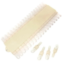 Vzorkovník obdĺžnik naturálny 36 ks + 4 náhradné tipy