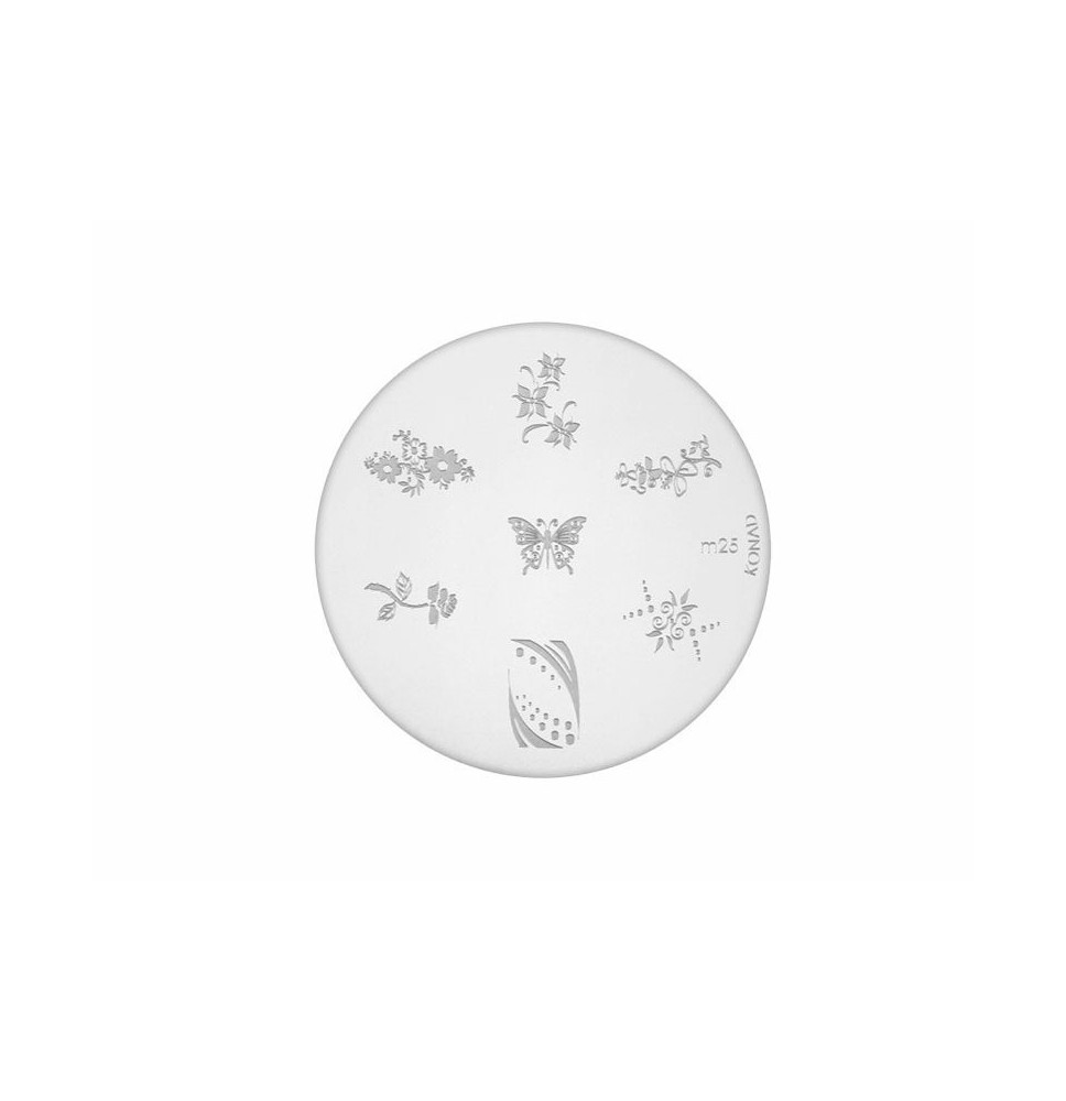 Zdobiaca platnička KONAD vzor M25