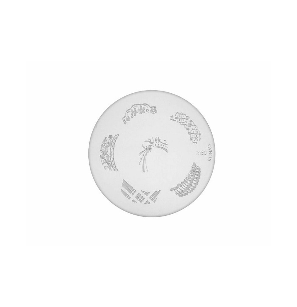 Zdobiaca platnička KONAD vzor M80