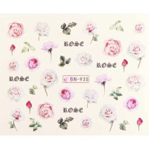 Vodonálepky s motívmi kvetov BN-935