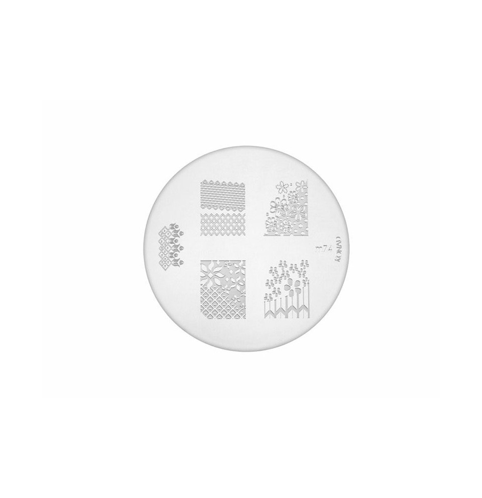 Zdobiaca platnička KONAD vzor M74