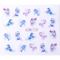 Vodonálepky s motívom koní BN-1174