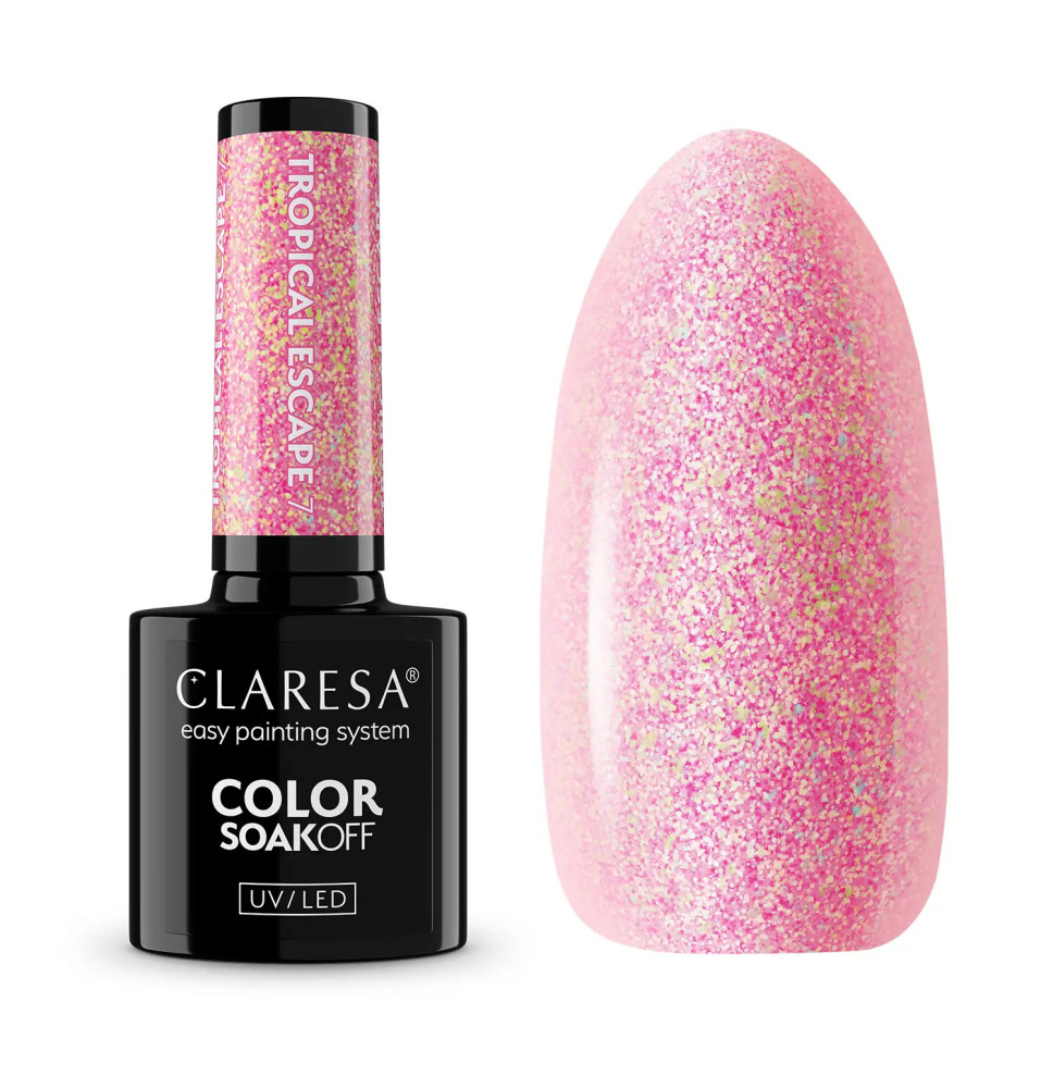 Gél lak CLARESA Tropical Escape 7 5ml