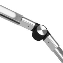 LED lampa na jogu 22W strieborná