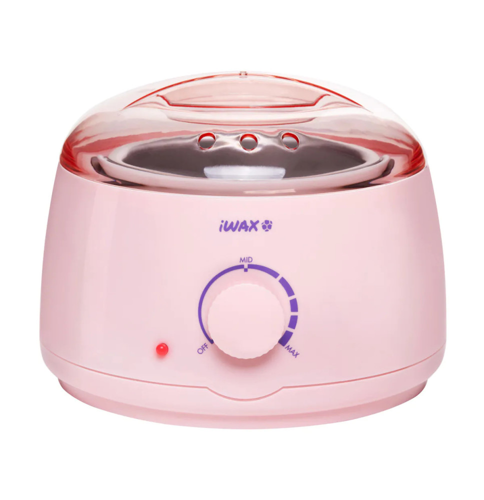 Ohrievač depilačných voskov iWAX 100W ružový
