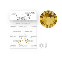 Swarovski kryštáliky SS5 Topaz AB - 50 kusov