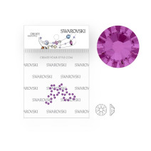 Swarovski kryštáliky SS5 Fuchsia - 50 kusov