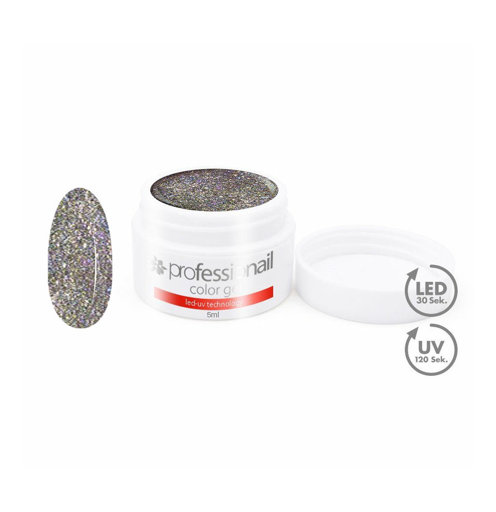 Farebný LED-UV gél 5ml Professionail Extreme Glimmer Diamond