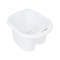 Masážna miska na pedikúru s valčekmi v bielej