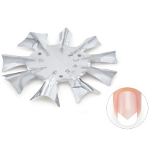 Kovová šablóna na francúzsku manikúru 1005-2 V-shape