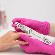 Aba Group pilník elipsa biely 100/180