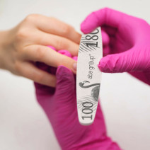 Aba Group pilník elipsa biely 100/180