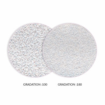 Aba Group pilník elipsa biely 100/180