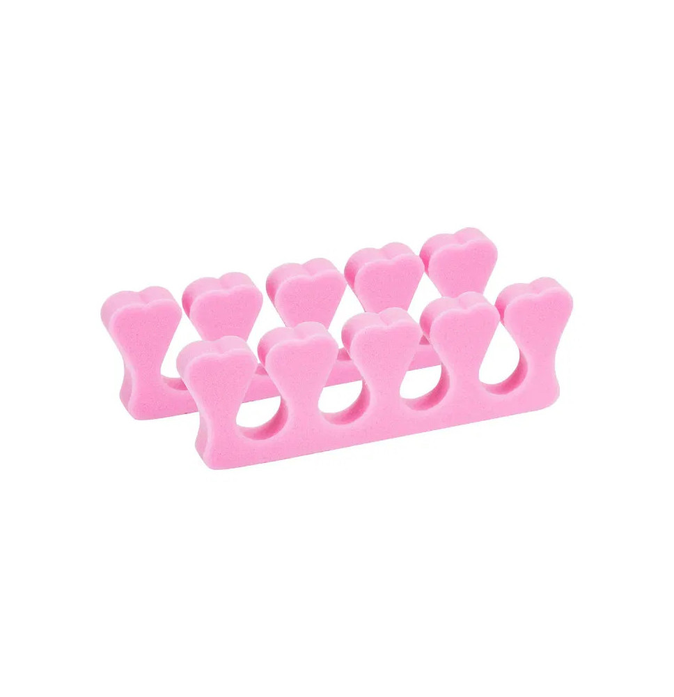 Ružový rozdeľovač prstov na pedikúru - pár